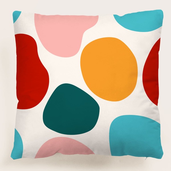 

Graphic Print Cushion Cover Without Filler, Multicolor