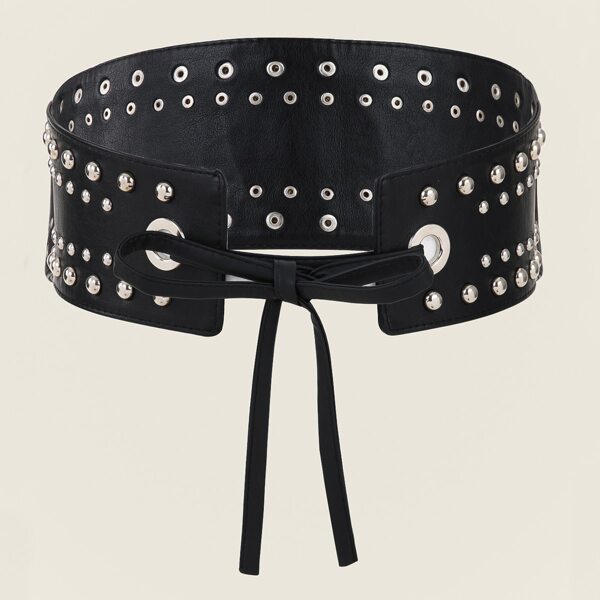 

Wide Corset Belt, Black