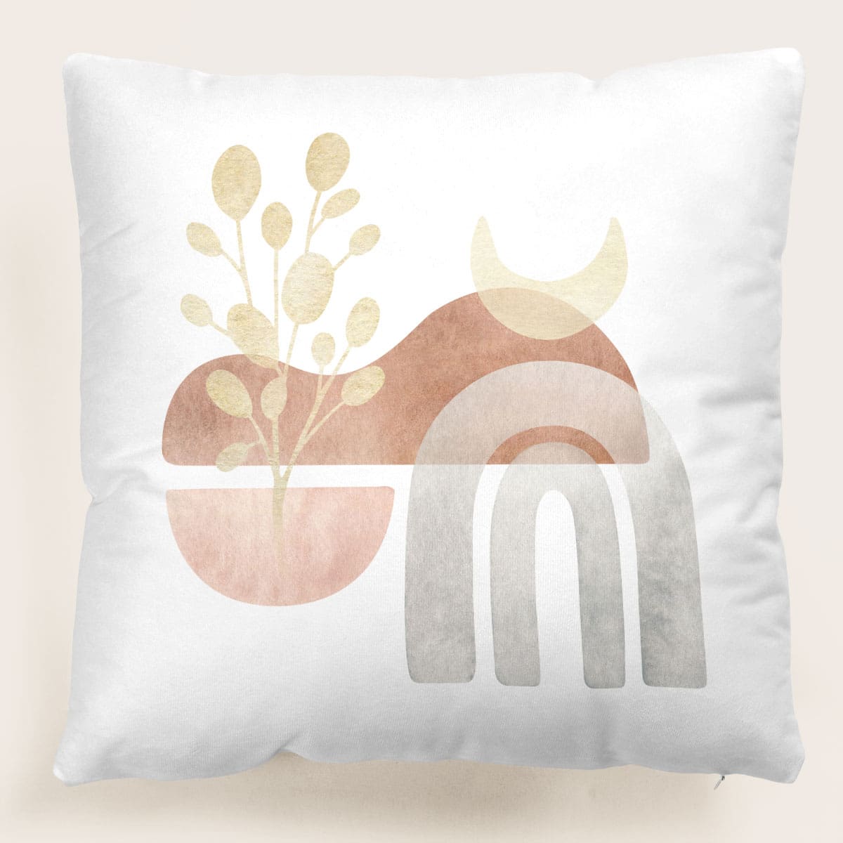 

1pc Plant Pattern Cushion Cover Without Filler, Multicolor