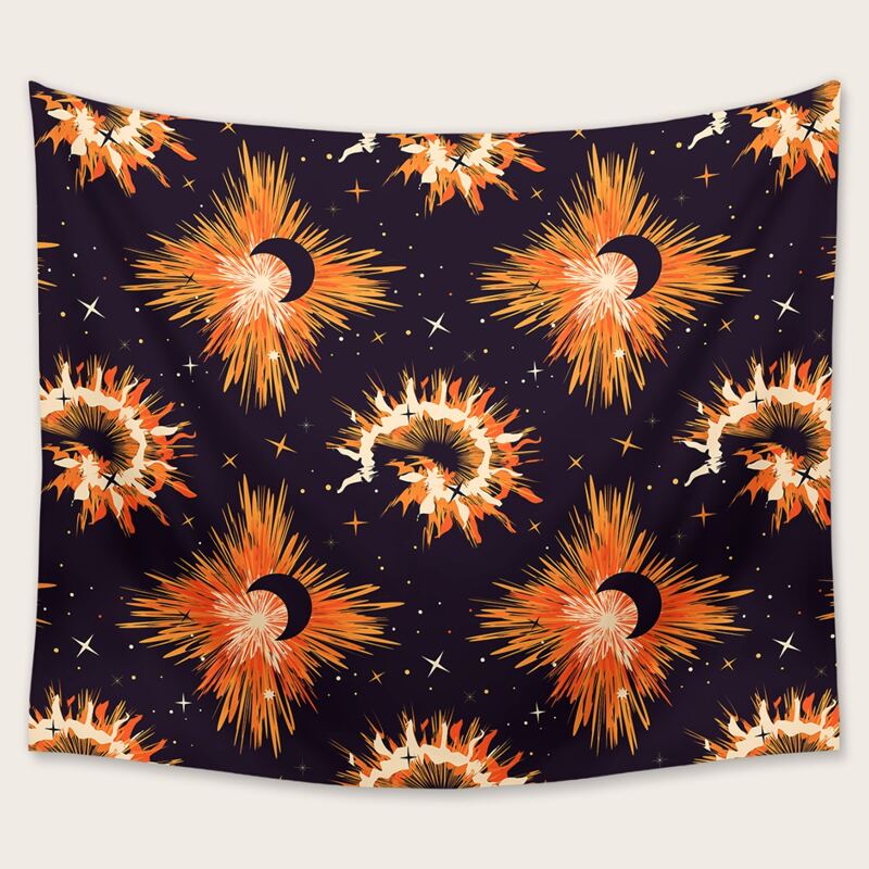 

Moon Print Tapestry, Multicolor