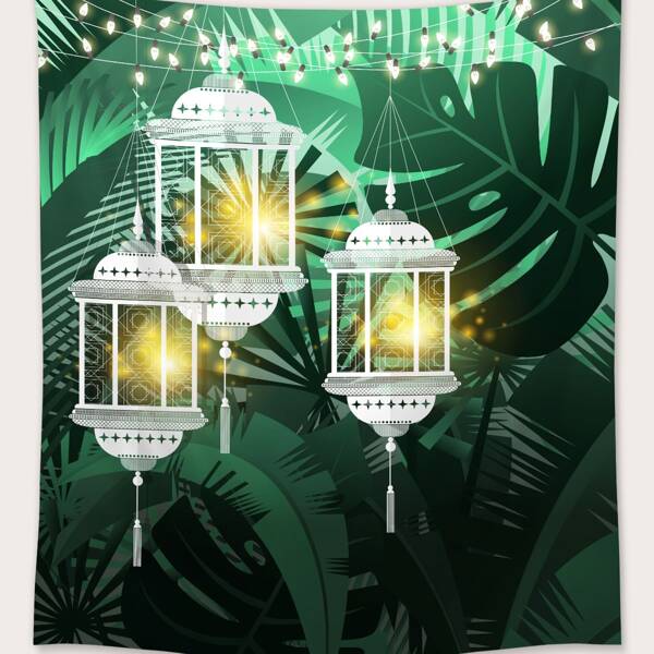

Leaf Print Tapestry, Multicolor