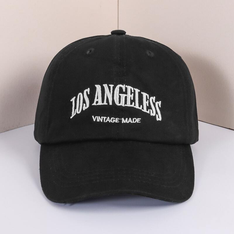 

Guys Letter Graphic Embroidery Baseball Cap, Black