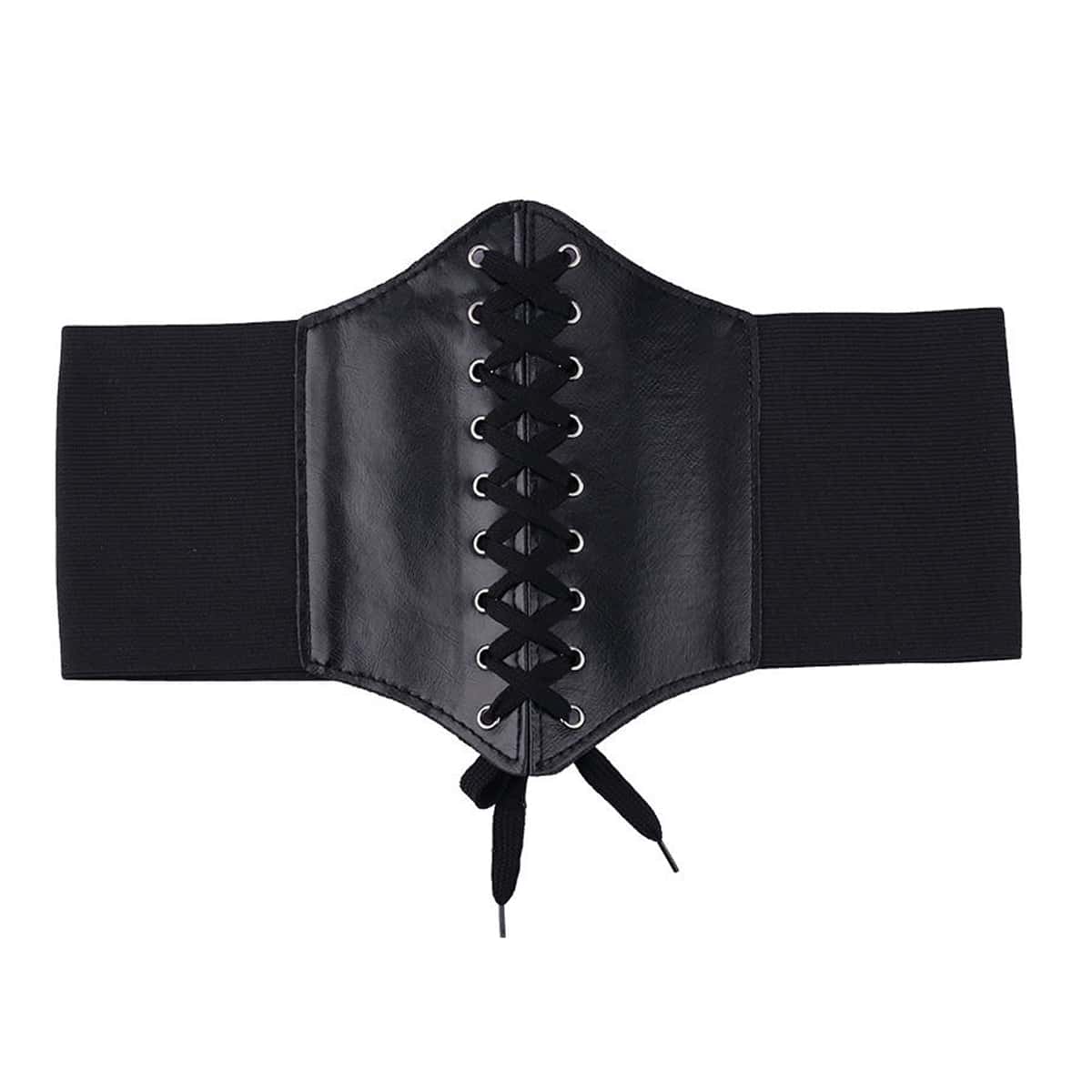 

Criss Cross Corset Belt, Black