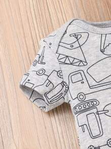 Baby Bodysuits Kartun Striped - MultiWarna - View 3