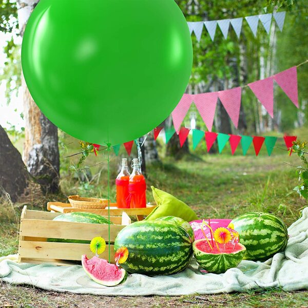 

3pcs 36 Inch Latex Balloon, Green