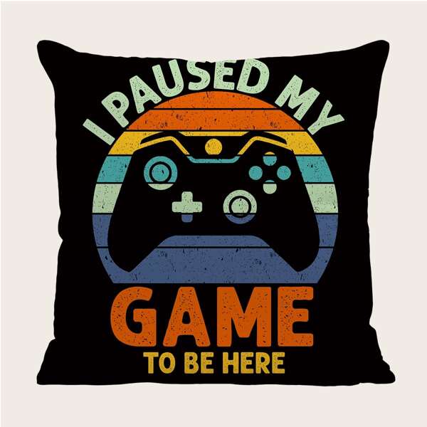 

Gamepad Print Cushion Cover Without Filler, Multicolor