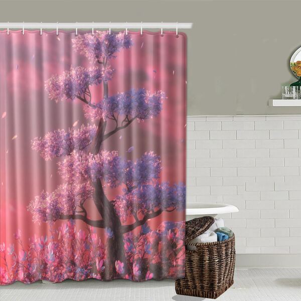

Tree Print Shower Curtain, Multicolor