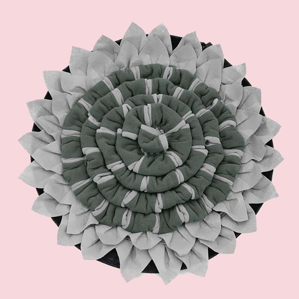 

Flower Shaped Pet Crate Mat, Dark grey