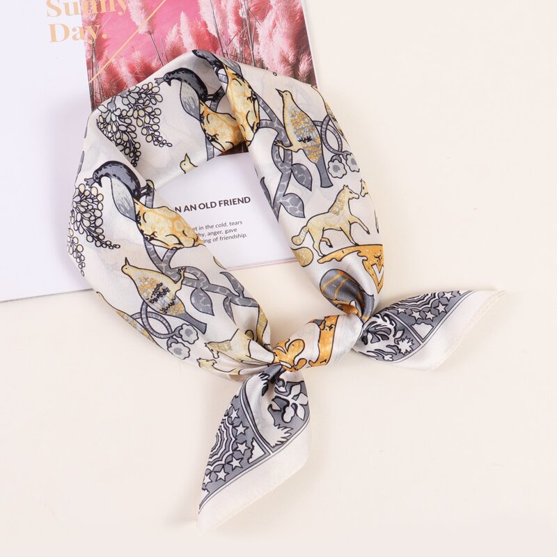 

Bird Print Bandana, Multicolor