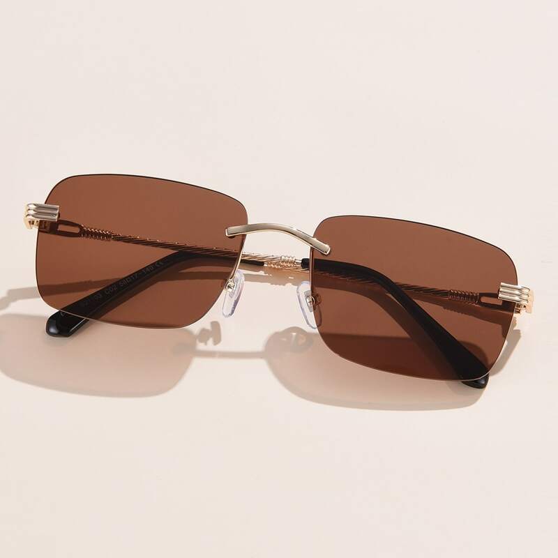 

Rimless Tinted Lens Sunglasses