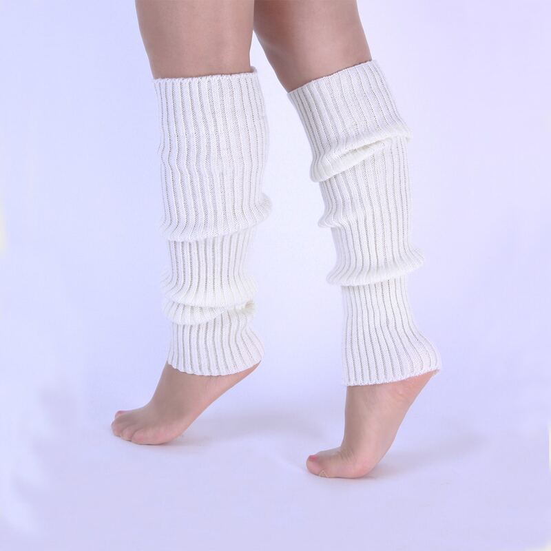 

Plain Leg Warmers, White