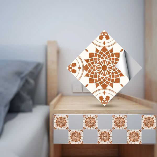 

20pcs Graphic Print Wall Sticker, Multicolor