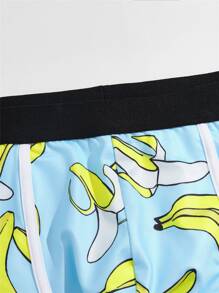 Men 2pcs Random Banana Print Boxer Brief - Multicolor - View 4