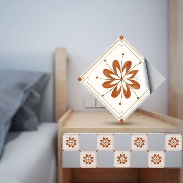

20pcs Graphic Print Wall Sticker, Multicolor