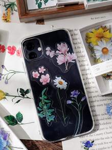 40pcs/Pack Vintage Flower Butterfly Decorative PET Sticker Plant Handbook Scrapbooking Material Label Journal Planner Back To School - Multicolor - View 6