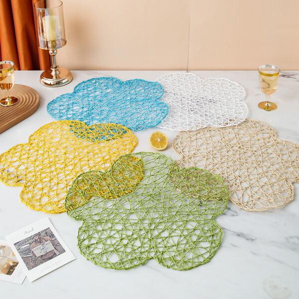 

1pc Random Color Placemat, Multicolor