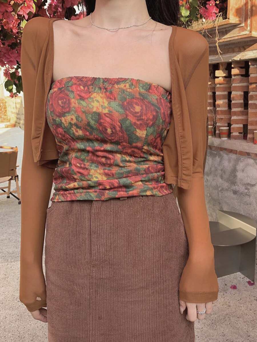 Allover Floral Bandeau