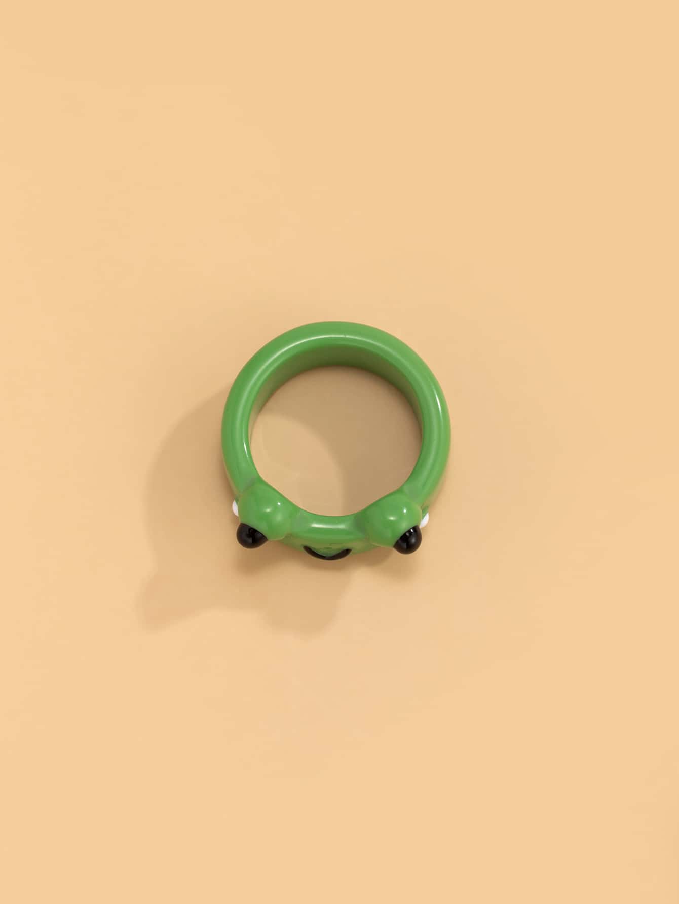 Cartoon Resin Ring - Green - View 5