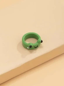Niñas Anillo con diseño de rana - Verde - Ver 1