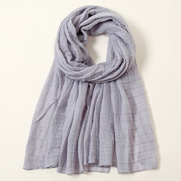 

Simple Solid Scarf, Grey