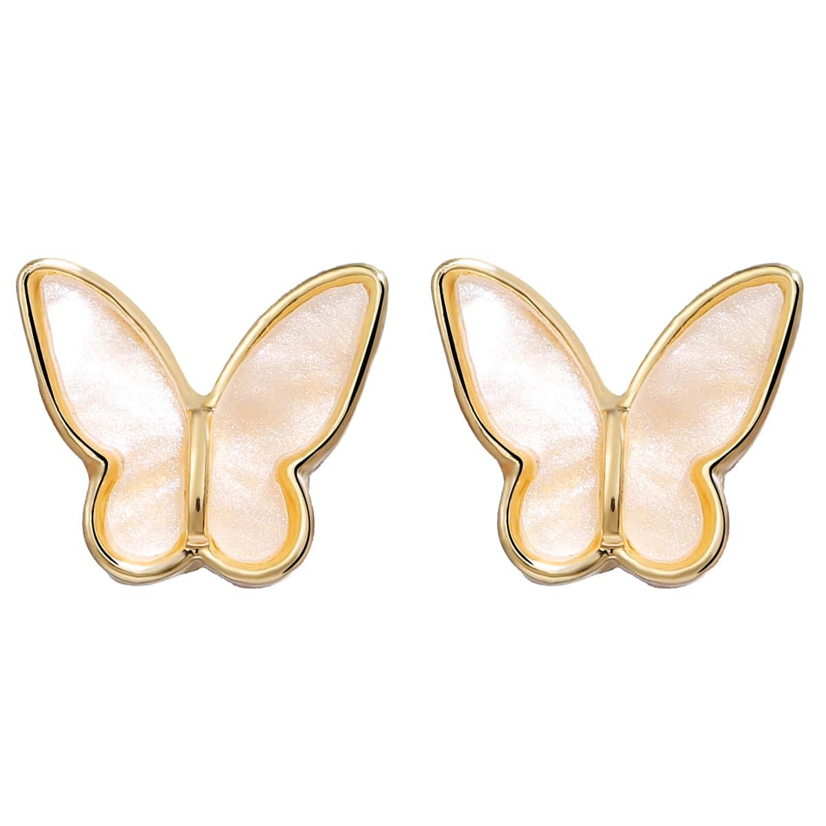 

Butterfly Stud Earrings, Gold