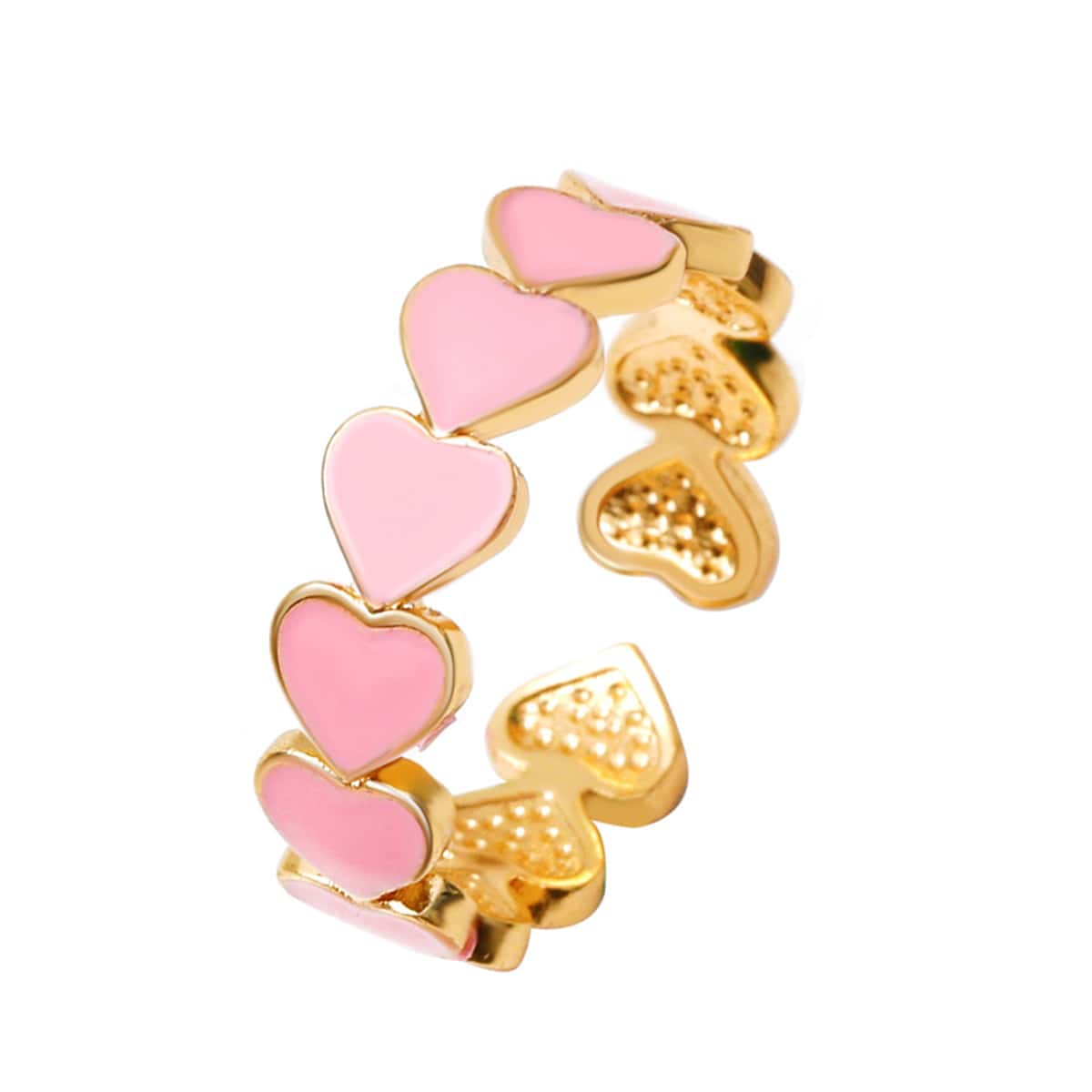 

Heart Decor Ring, Pink