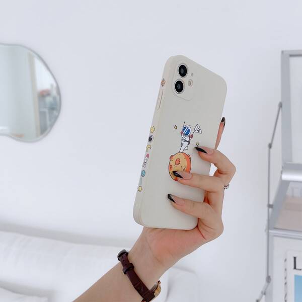 

Cartoon Astronaut Phone Case, Multicolor