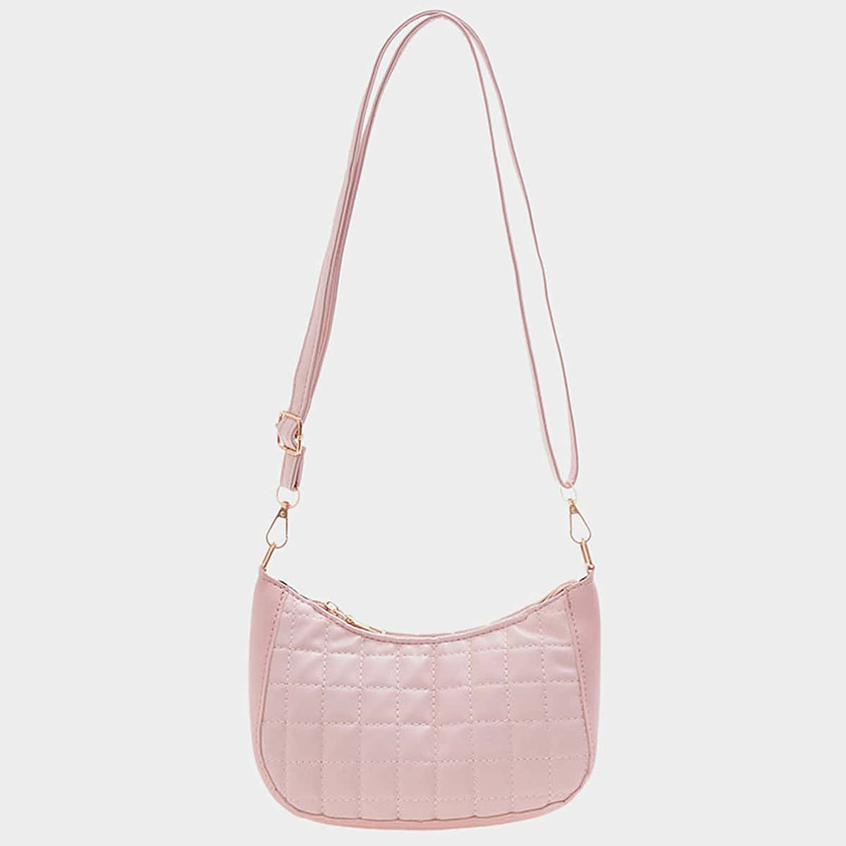 

Quilted Crossbody Bag, Pink