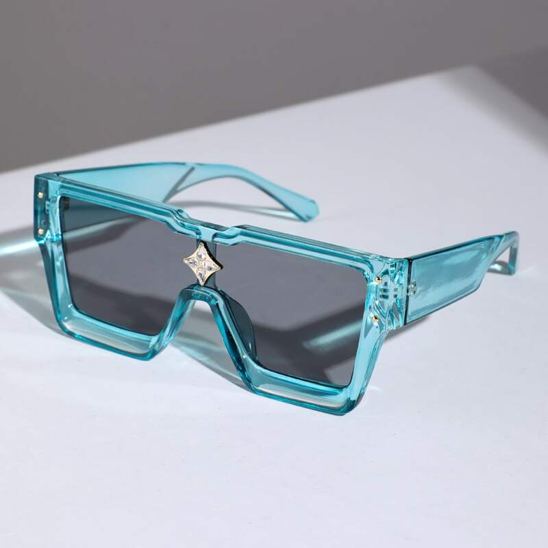 

Guys Flat Top Frame Sunglasses, Grey