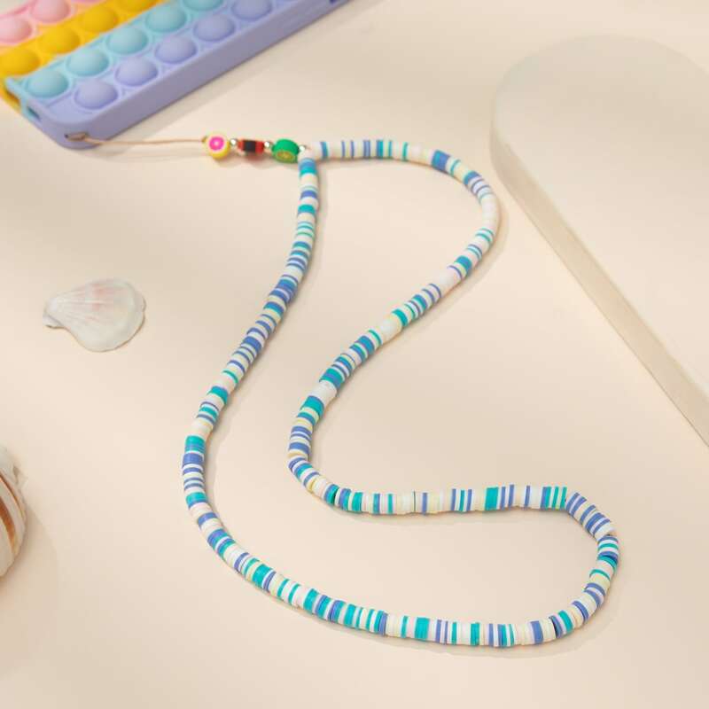 

1pc Silicone Phone Lanyard, Multicolor