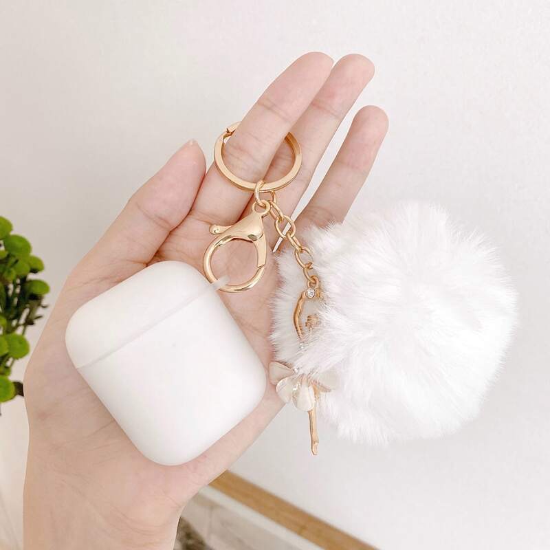 

Pendant Decor Case For Airpods, Clear