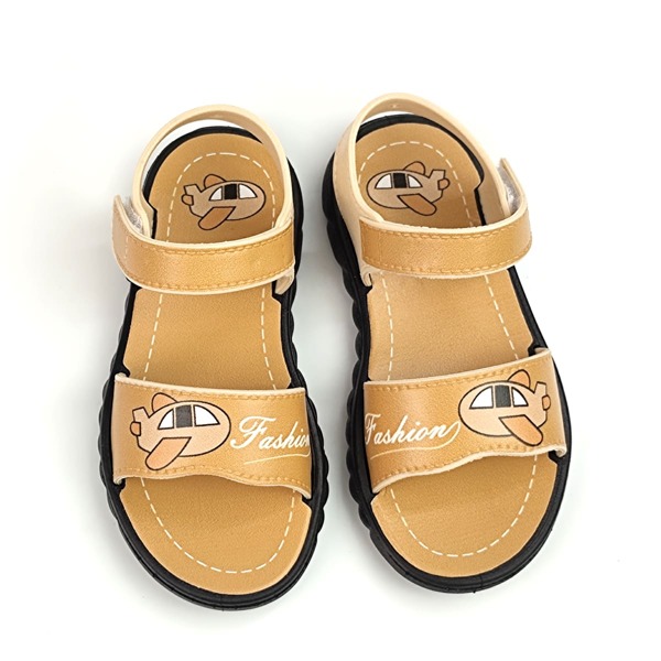 

Toddler Girls Cartoon Graphic Strappy Sandals, Yellow