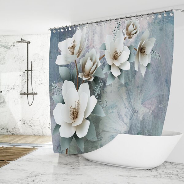 

Floral Pattern Shower Curtain, Multicolor