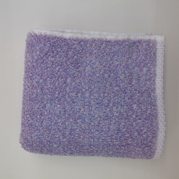 

1pc Plain Face Towel, Purple