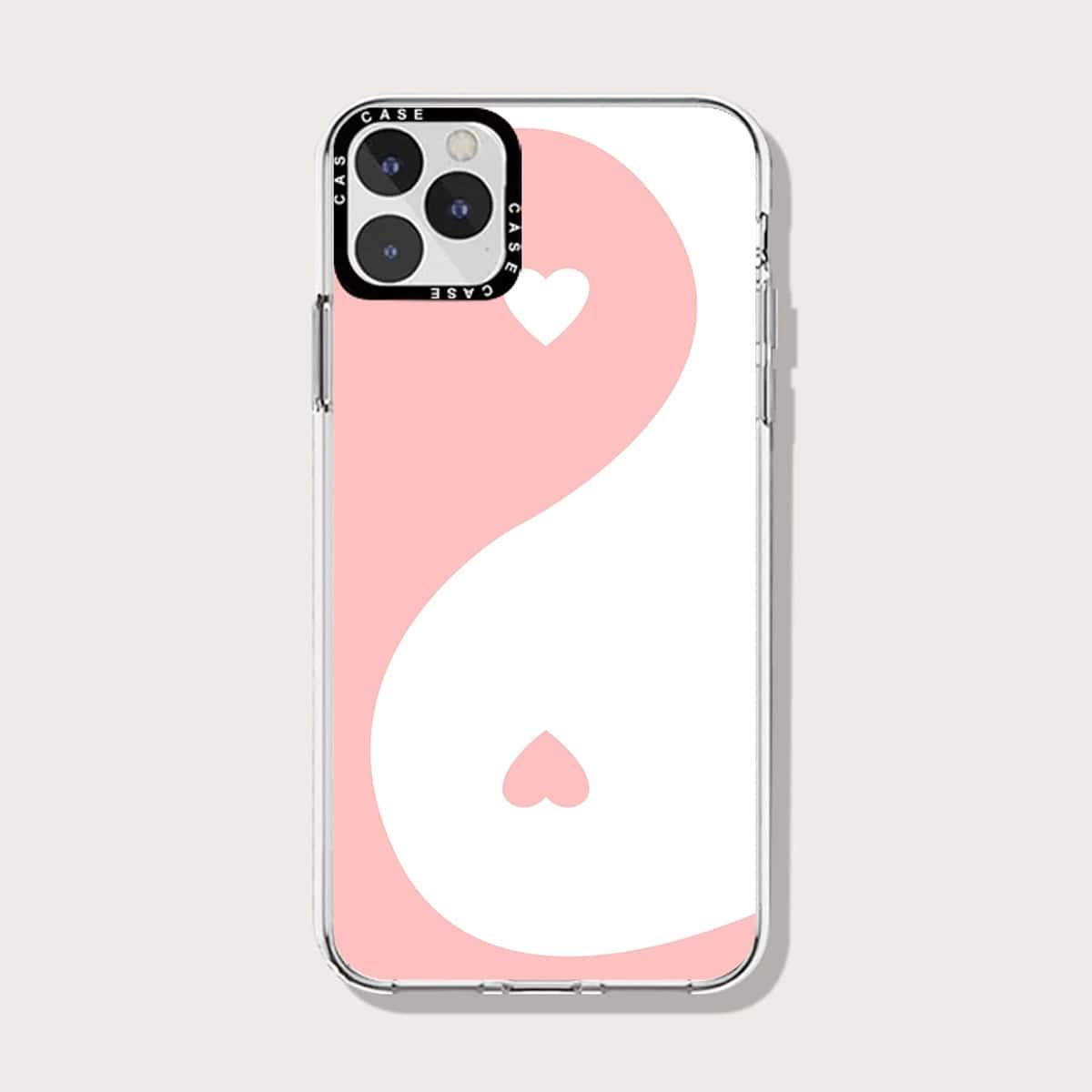 

Heart Pattern Phone Case, Multicolor