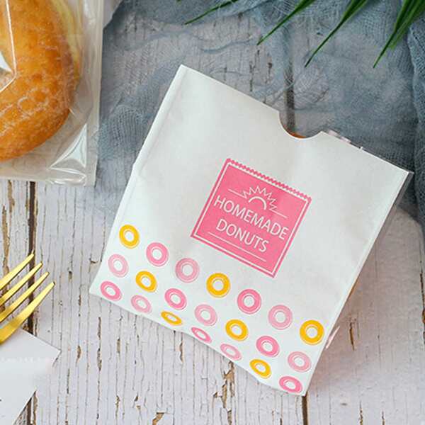 

10pcs Donut Packing Bag, White