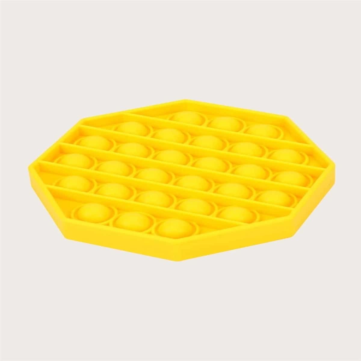 

1pc Random Color Hexagon Push Pop Bubble, Multicolor