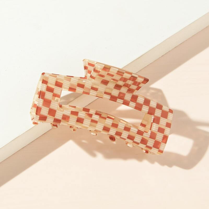 

Plaid Hair Claw, Multicolor