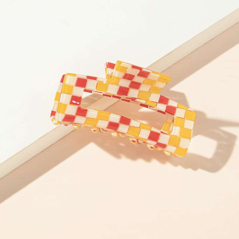 

Plaid Hair Claw, Multicolor