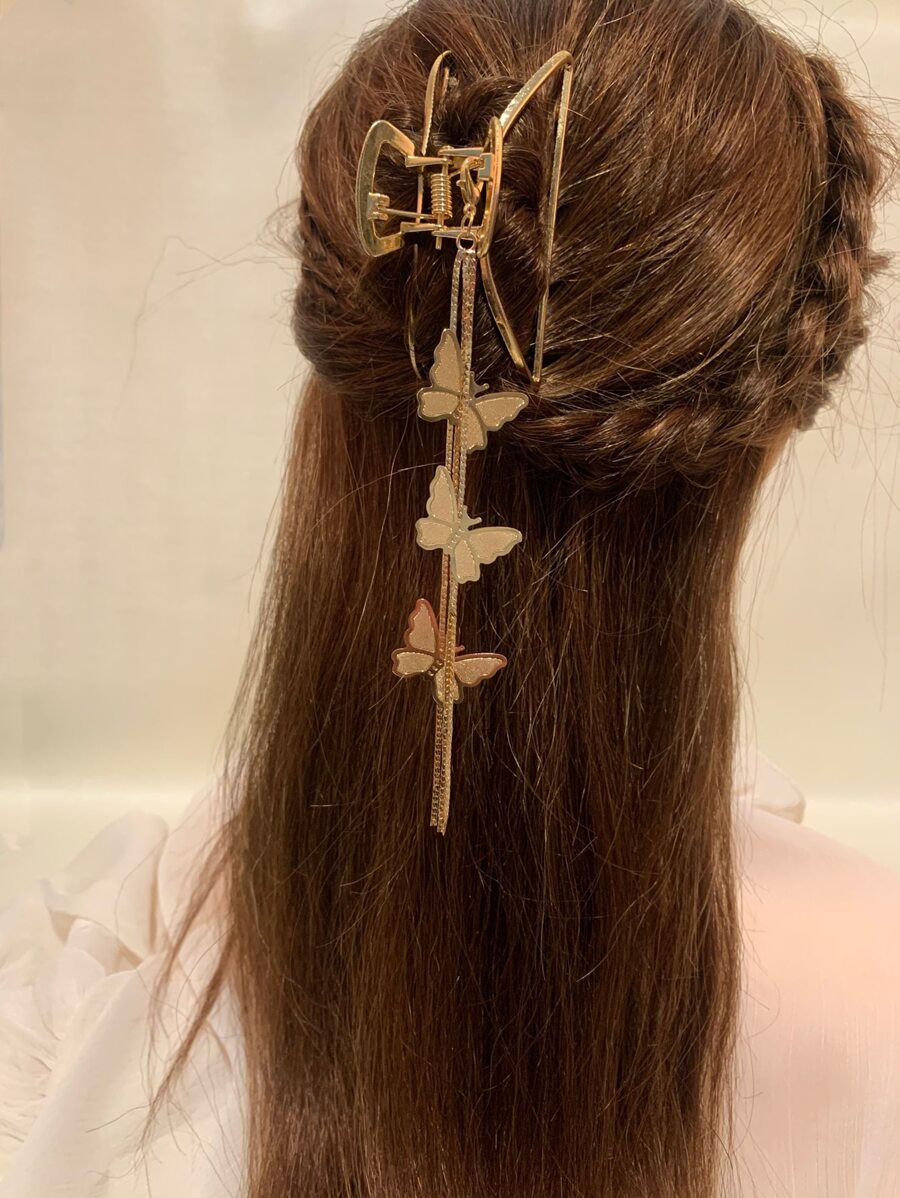 Butterfly Decor Hair Claw SHEIN USA