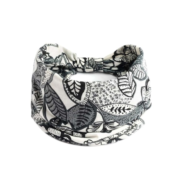 

Leaf Print Hair Band, Multicolor
