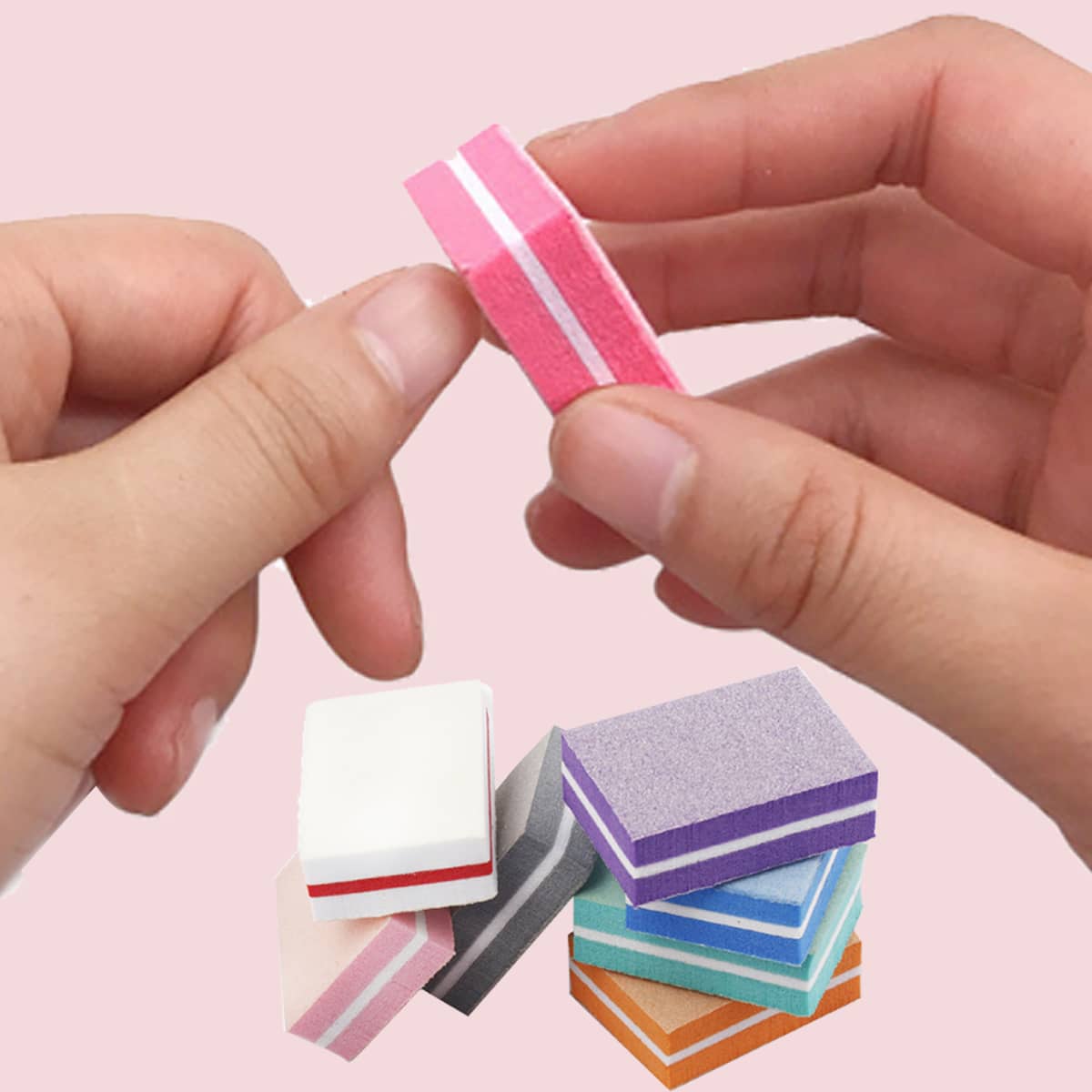 

1pc Random Color Nail File, Multicolor