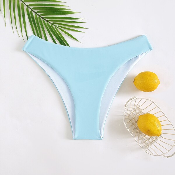 

Solid Bikini Panty, Baby blue