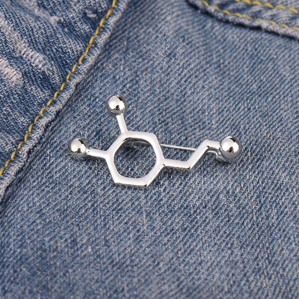 

Simple Solid Brooch, Silver
