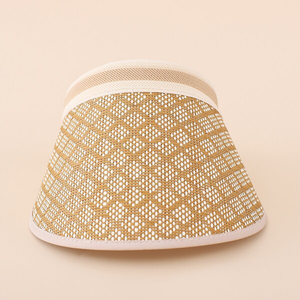 

Plaid Sun Hat, Khaki