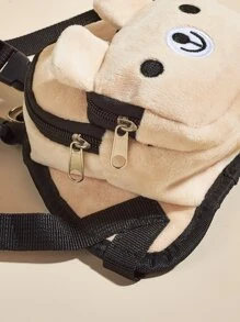Mochila portátil para mascotas, bolsa de aperitivos en color Beige para perros y gatos pequeños, Ideal para salidas con aperitivos, 1 pieza - Multicolor - Ver 5