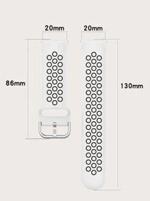 Silicone Watchband Compatible With HUAWEI Watch - Multicolor - View 3