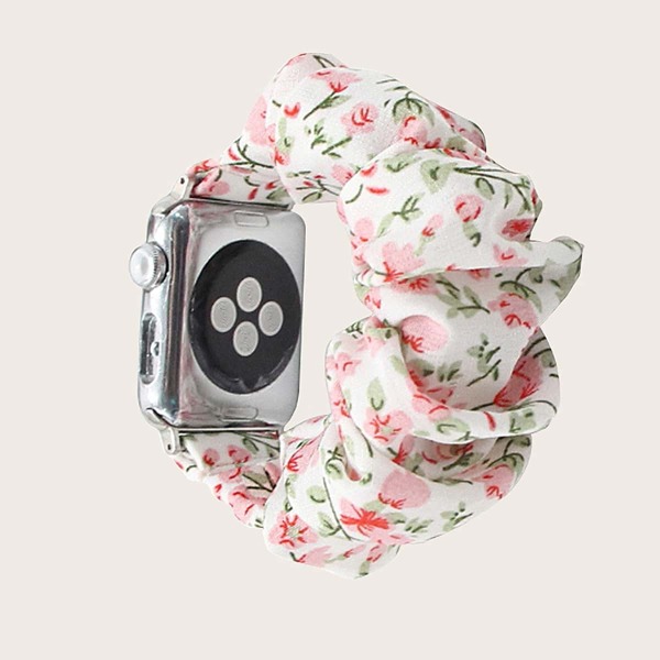 

Ditsy Floral Scrunchie Watchband For iWatch, Multicolor