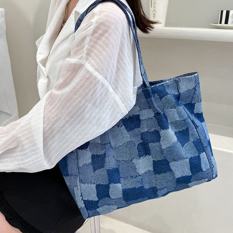 

Simple Tote Bag, Blue