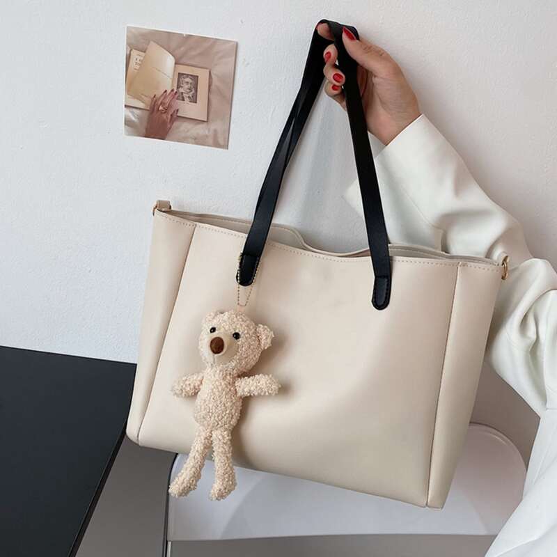 

Large Capacity Tote Bag, Beige
